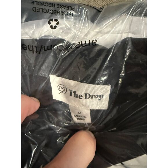 The Drop Womens Black Midi Skirt Medium Recycled Polyester Blend - Picture 5 of 6